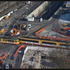 Großbaustelle mitten in der Stadt....