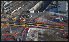 Großbaustelle mitten in der Stadt....