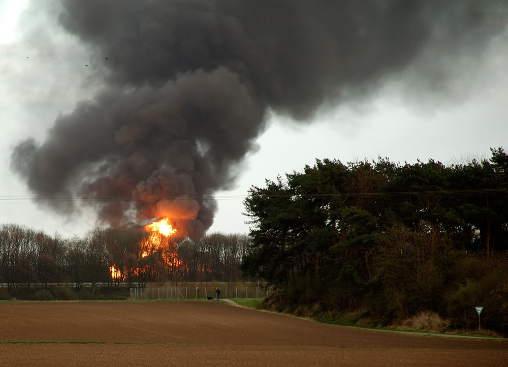 Großbrand in Dormagen