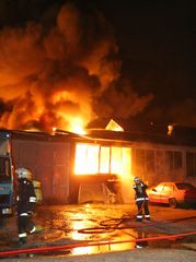 Großbrand in Hannover - Durchzündung