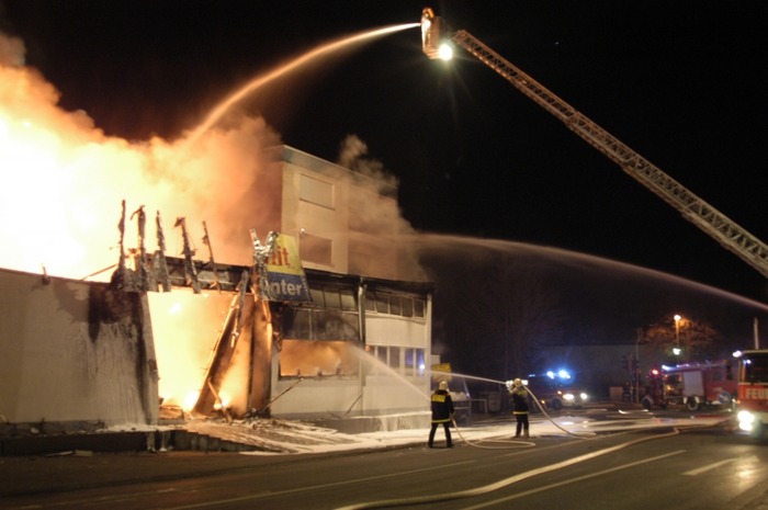 Großbrand in Maintal 1