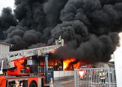 Großbrand in Rheinsheim