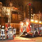 Großbrand in Wuppertal in der Gartenstraße, Feuer frißt sich von der 1.ten bis in die 4.te Etage