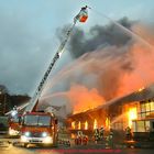 Großbrand in Wuppertal in der Münzstraße am 06.11.2012