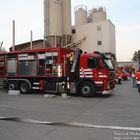 Großbrand Rheinsheim Bereitstellungsraum