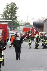 Großbrand Rheinsheim Personalaufwand