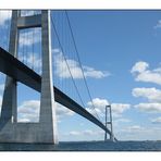 Große Belt Brücke / Storebælt-Brücke in Dänemark