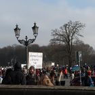 grosse Demo im Berliner Tiergarten