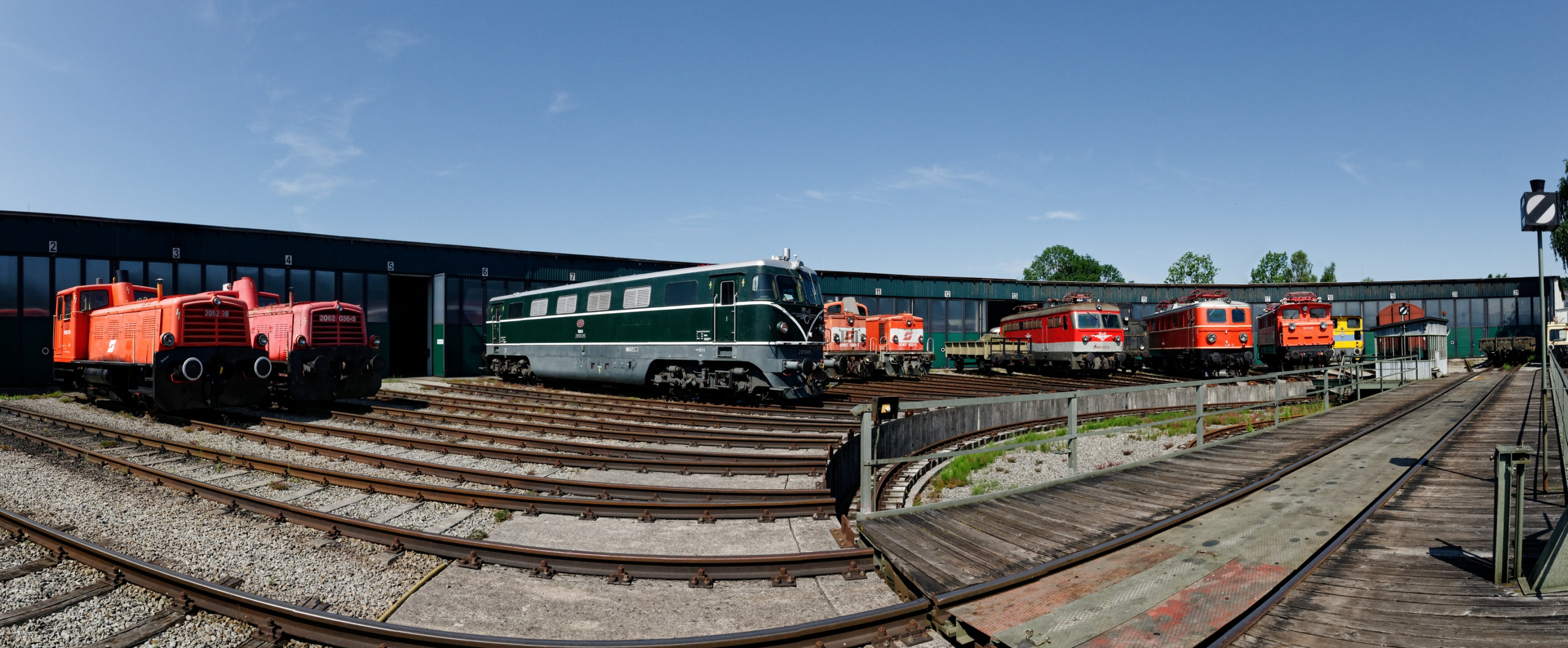 Große Drehscheibe im Museumsbahnhof Ampflwang