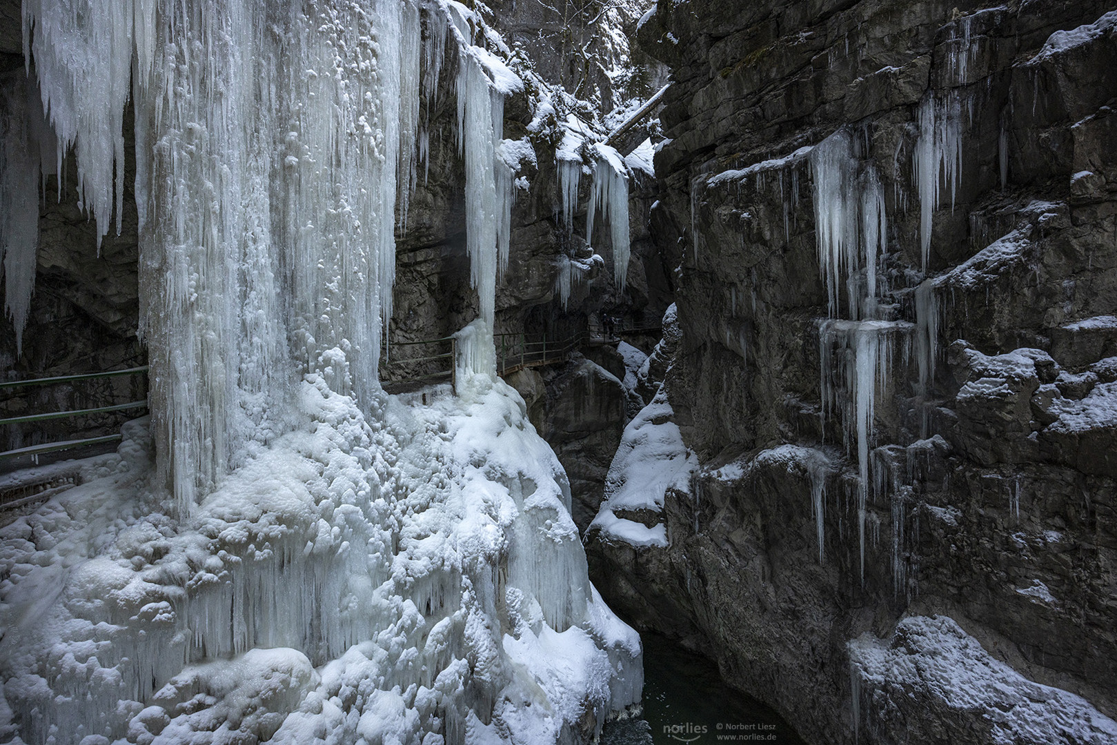 Große Eiszapfen