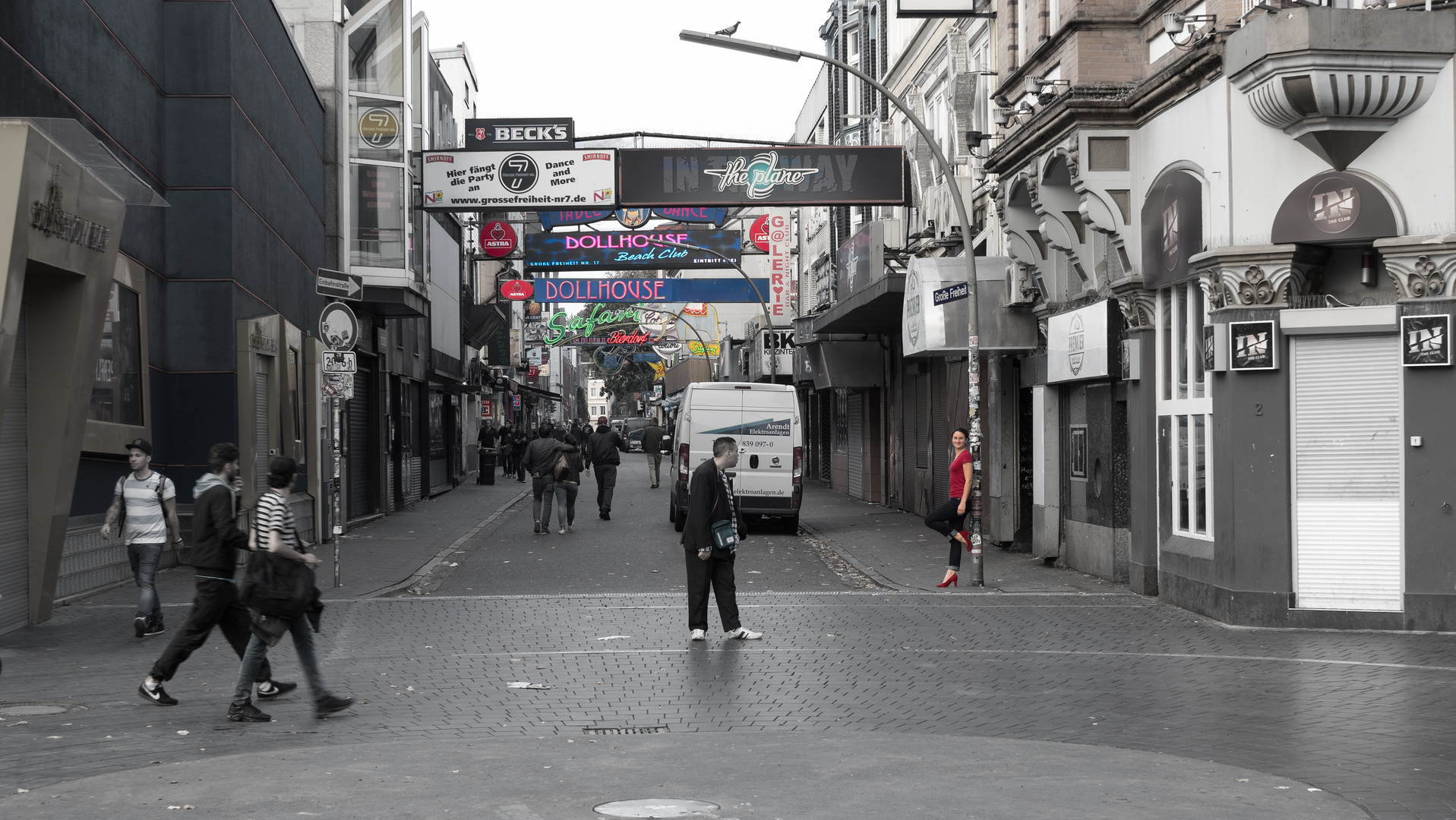 Große Freiheit at the corner Reeperbahn