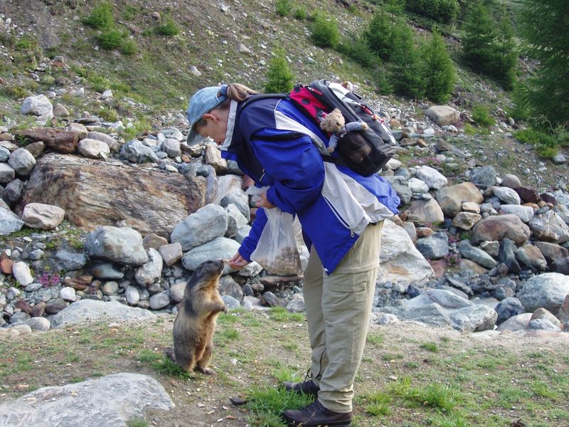 große Freude für beide ! Foto & Bild | tiere, tier und mensch, wallis