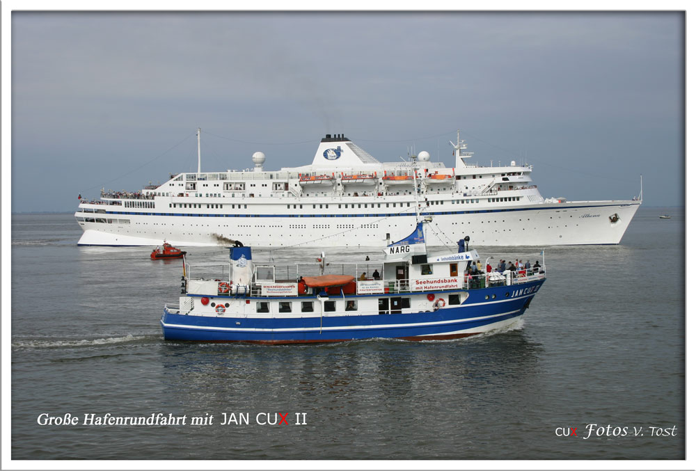 Große Hafenrundfahrt mit JAN CUX 2.
