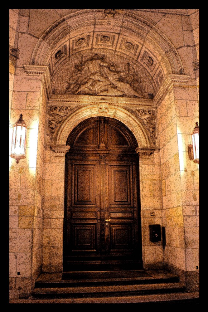 Große Holztür Foto & Bild | bearbeitungs - techniken, digitale gemälde