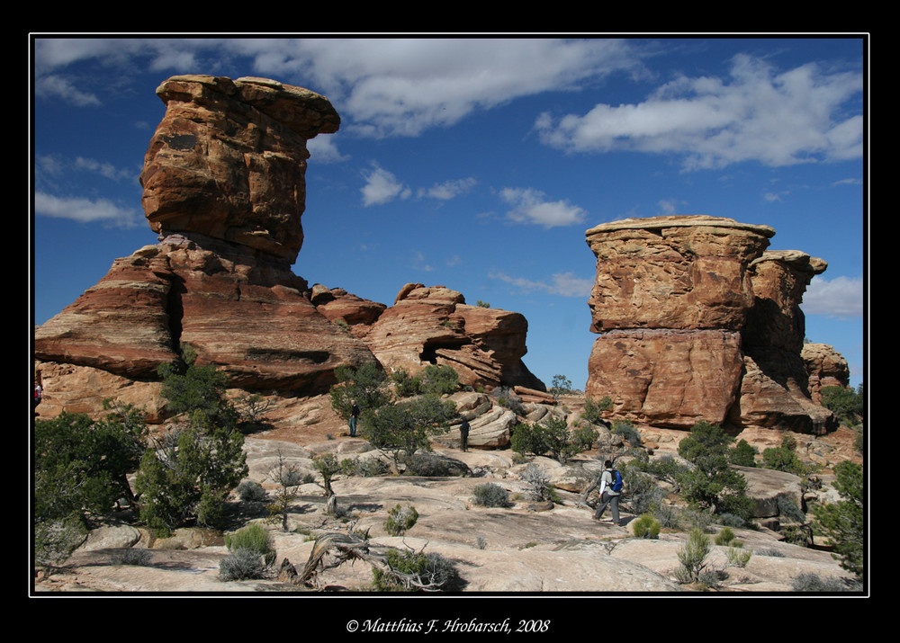 Große Hoodoos, kleine Touries