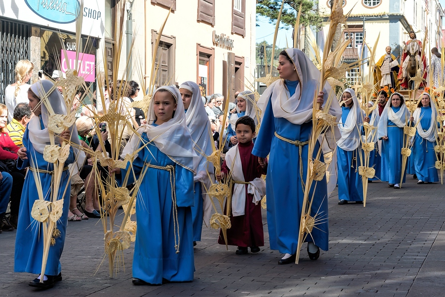 Große Karfreitagsprozession in San Cristóbal de La Laguna, Teneriffa