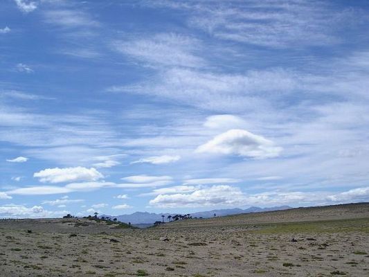 Große Landschaft- kleiner Mensch