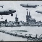 Große Luftflottenparade zu Cöln am Rhein  6. 11. 1909