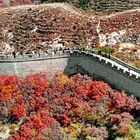 Große Mauer im Herbstmodus