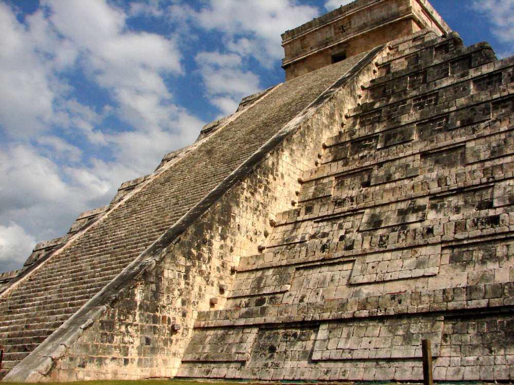 große Maya-Pyramide von Chichen Itza, Yucatan, Mexiko