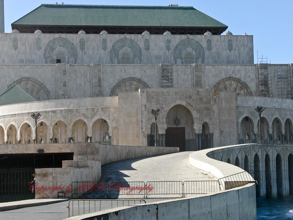 Große Moschee - Casablanca (Rückseite)