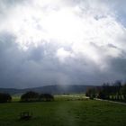 große Regen- und Gewitterwolken