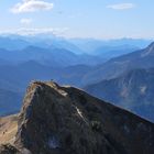 Große Sicht im Spätherbst - Gipfelblick von der Rotwand Bayerische Alpen