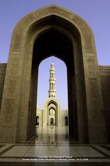 Grosse Sultan Qabus Moschee in Muscat, Oman 2006