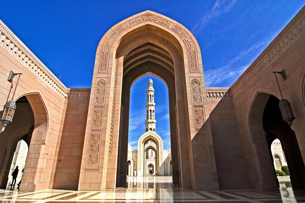 Grosse Sultan Quabus Moschee, Muscat