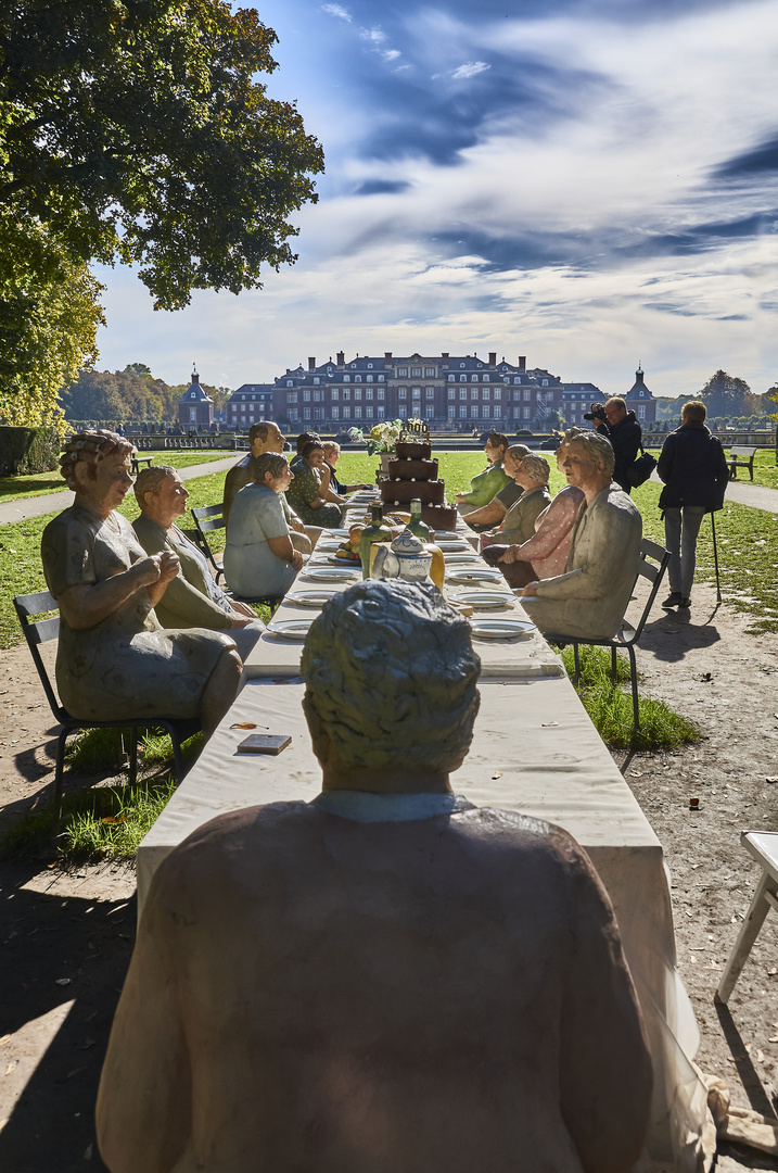 Große Tafel am Schloß Nordkirchen 