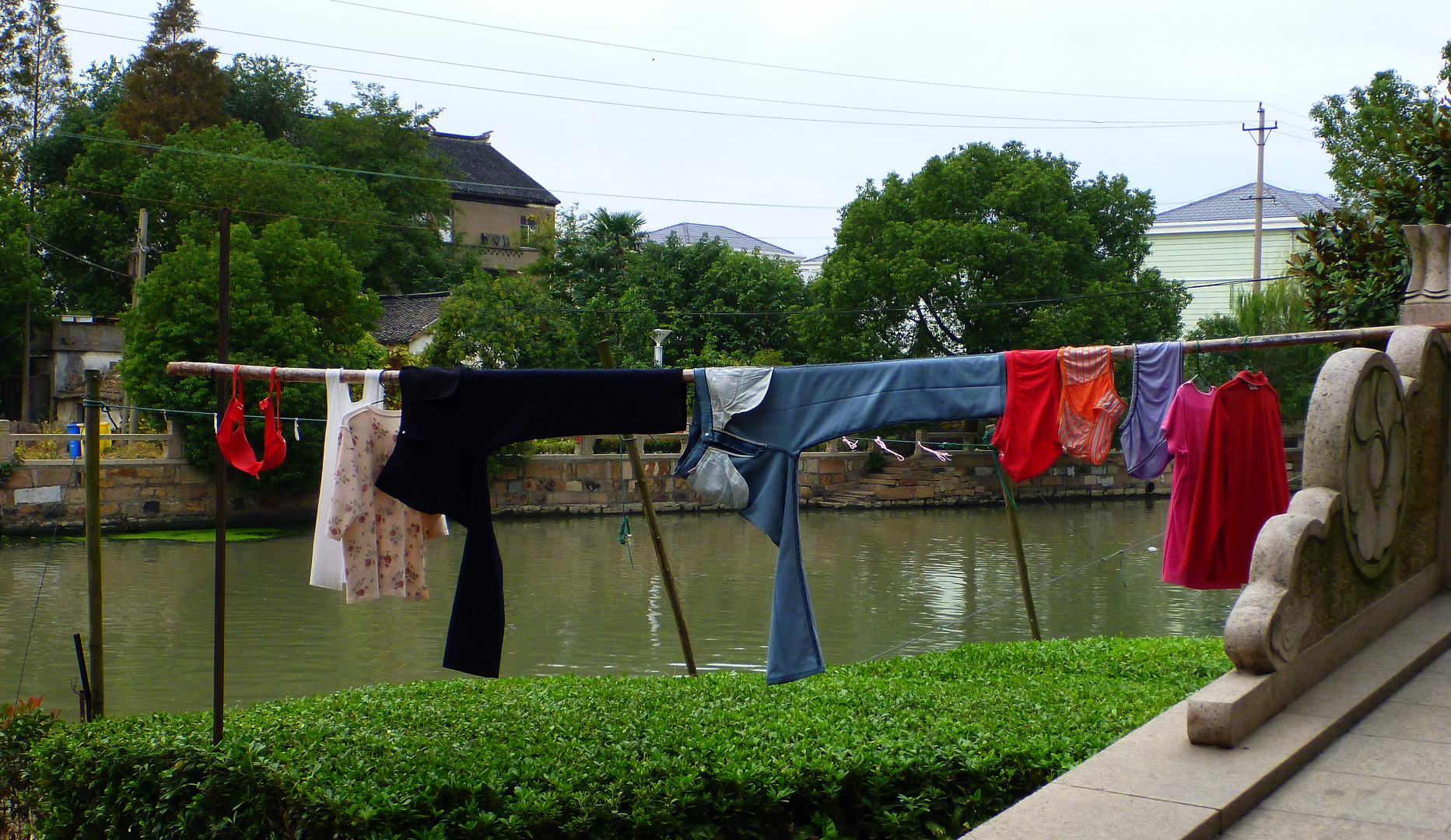 Große Wäsche in Suzhou
