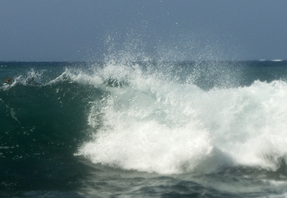 große Wellen auf Elba