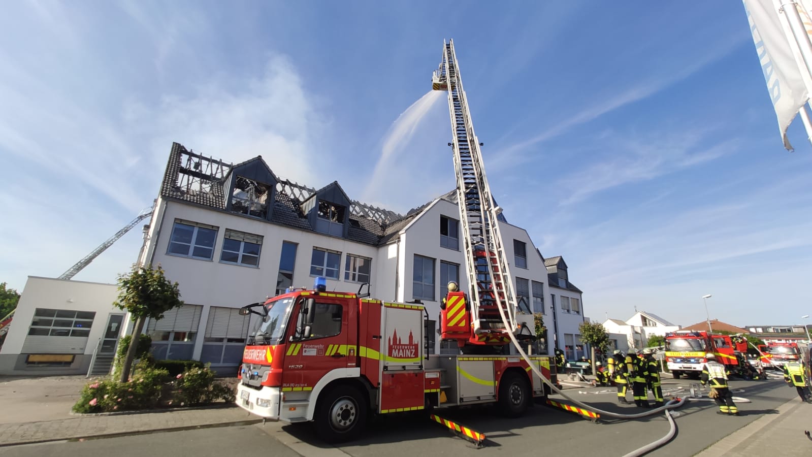 Großeinsatz der Feuerwehr Mainz vom 2 Juni 2020 in Gonsenheim