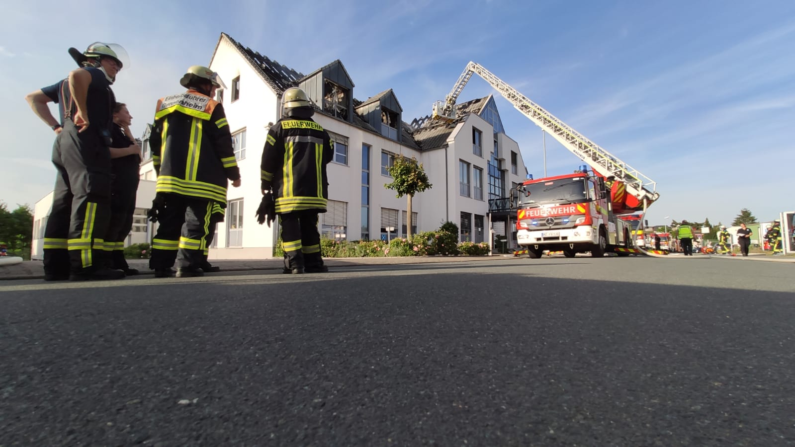 Großeinsatz der Feuerwehr Mainz vom 2 Juni 2020 in Gonsenheim