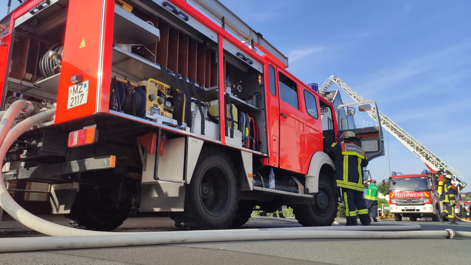 Großeinsatz der Feuerwehr Mainz vom 2. Juni 2020 in Gonsenheim