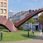 Großer Aachener vor dem Jobcenter Aachen, 1989, Franz Bernhard