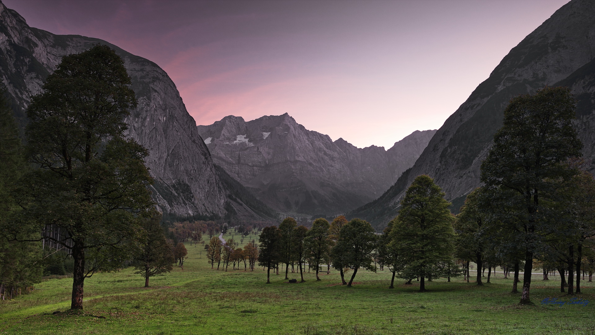 Großer Ahornboden_Himmelsrot_NIK5870