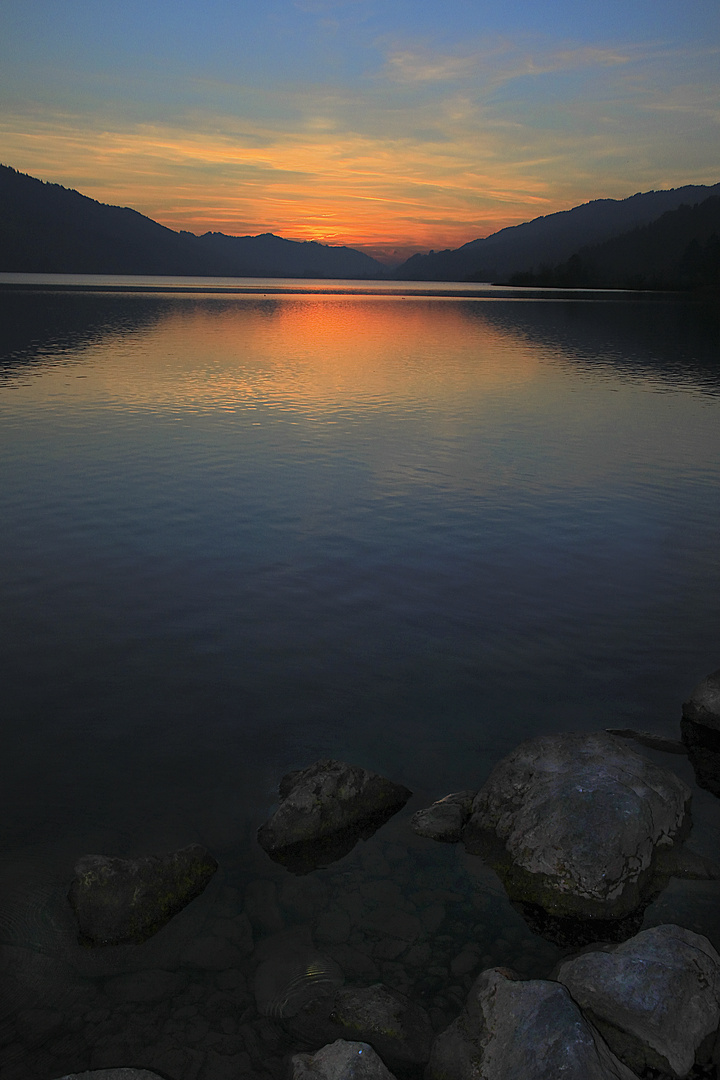 Großer Alpensee bei Immenstadt