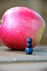 großer Apfel & kleine Beeren