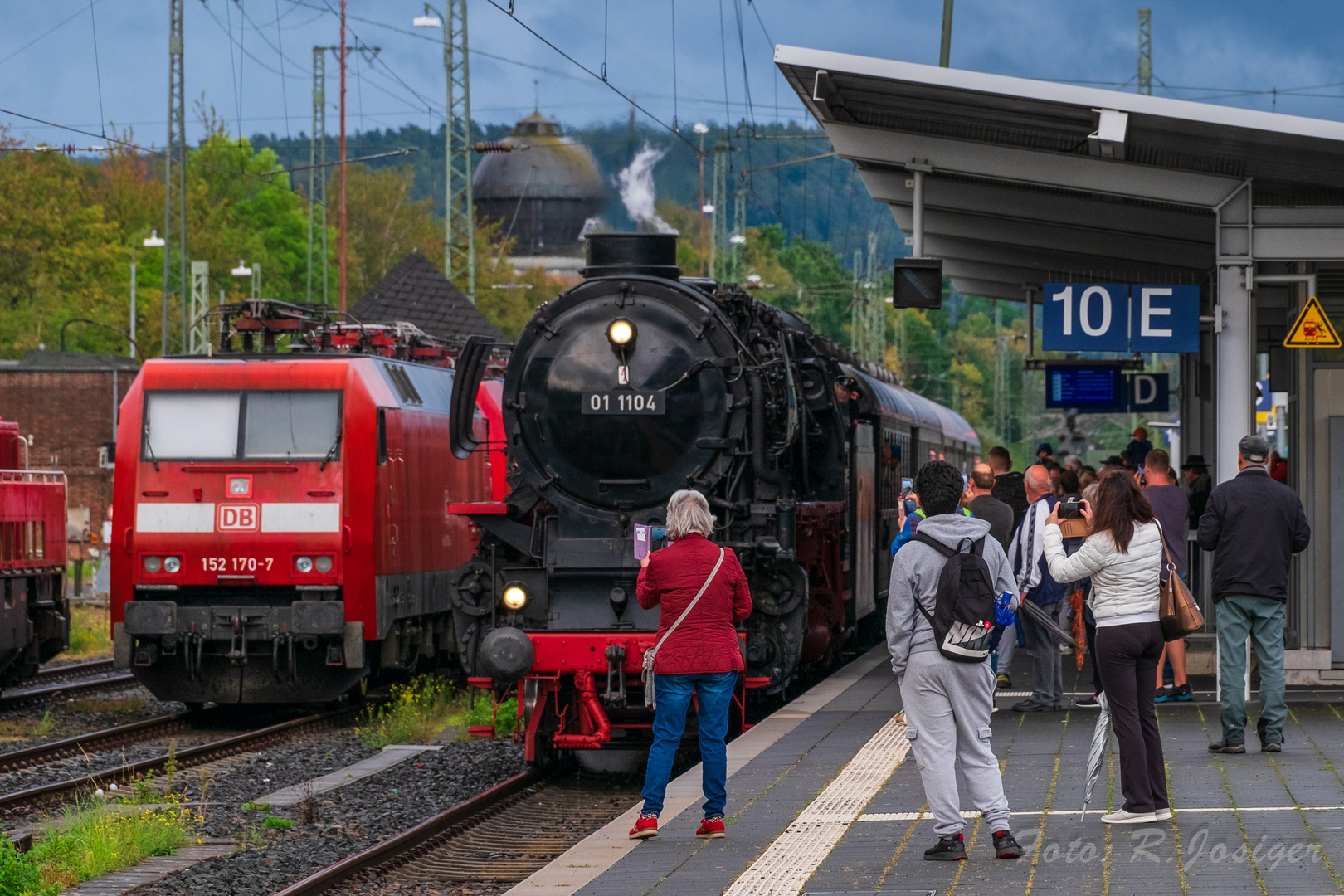 Großer Bahnhof Bebra