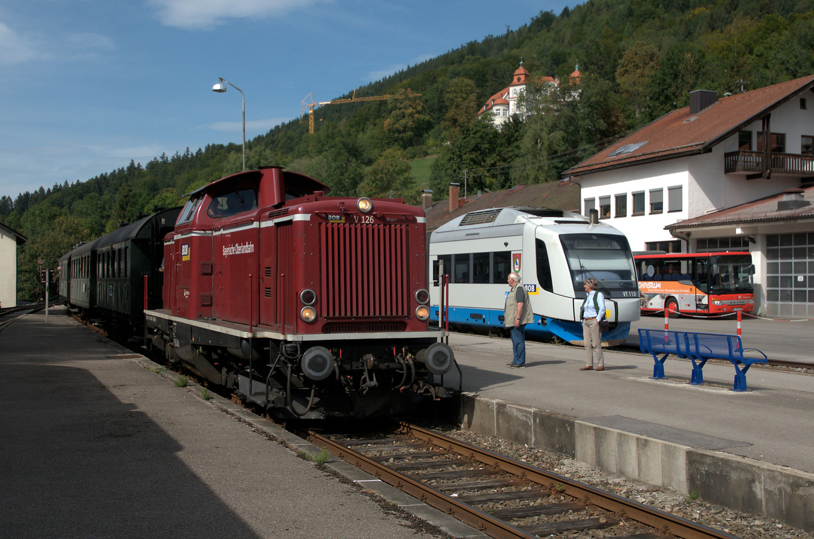 Großer Bahnhof Tegernsee