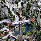 Großer Brückenbau in den Alpen