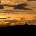 Grosser Feldberg bei Sonnenuntergang