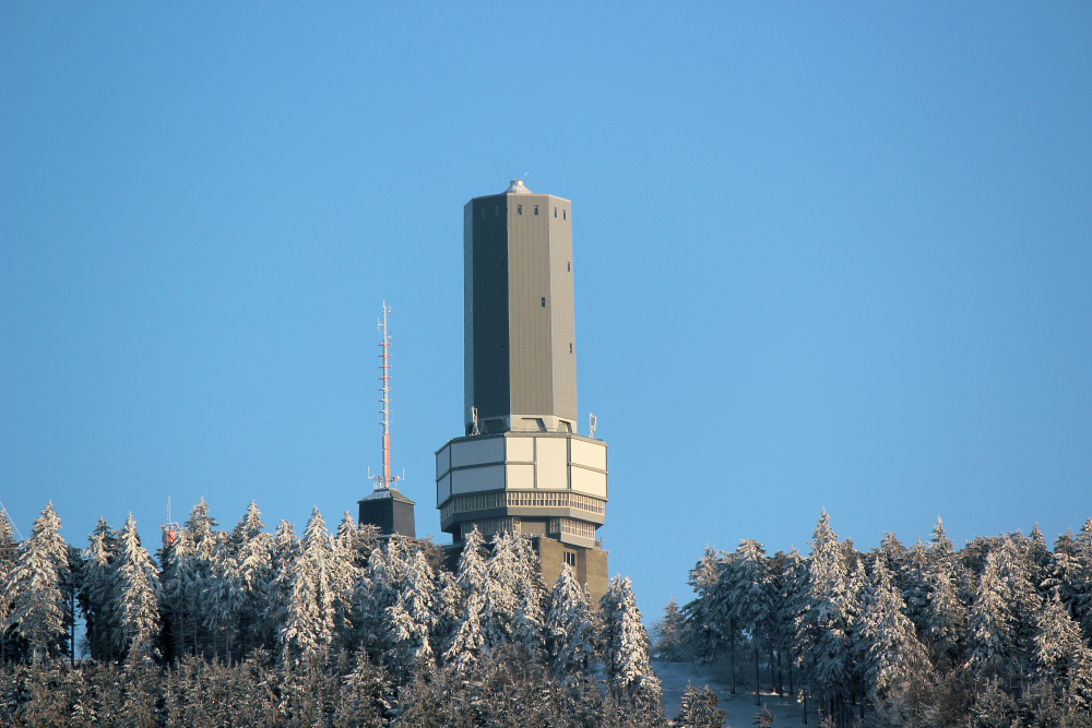 Großer Feldberg in Abendsonne