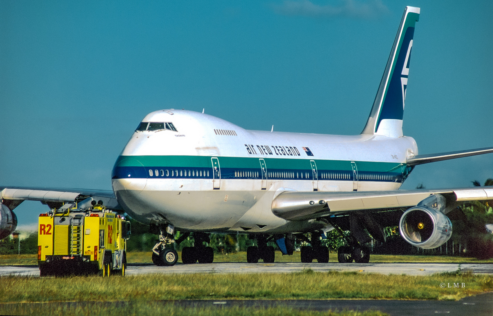 Großer Flieger auf kleiner Insel