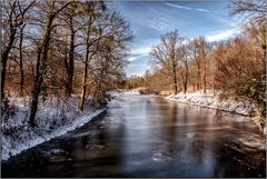 Großer Garten Dresden im Winter