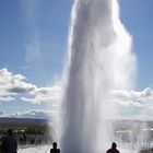 großer Geysir Island