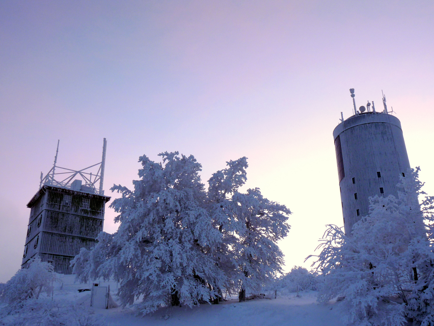 Großer Inselsberg (916m) bei frostigen Temperaturen