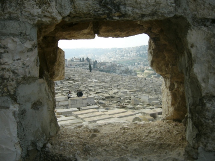 Großer jüdischer Friedhof in Jerusalem