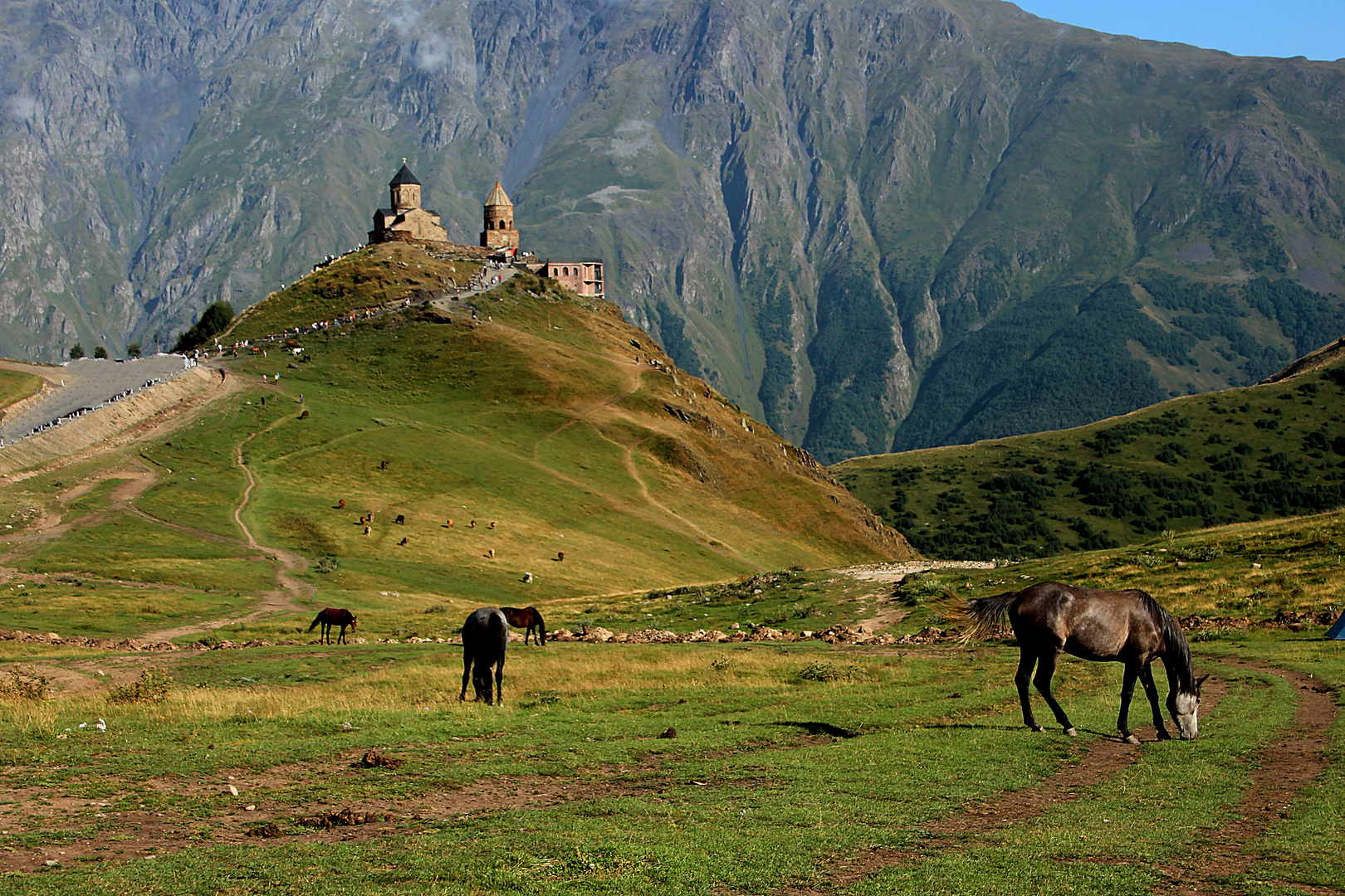 Großer Kaukasus in Georgien Stepantsminda Foto & Bild  reportage dokumentation, asia, middle 